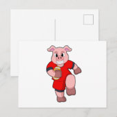 サッカー場の豚 ポストカード (正面/裏面)
