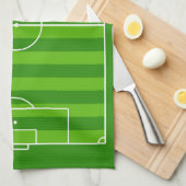 サッカー場ノベルティサッカー選手またはコーチ・スポーツ キッチンタオル (四つ折り)