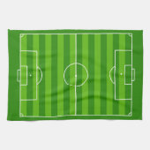 サッカー場ノベルティサッカー選手またはコーチ・スポーツ キッチンタオル (横)