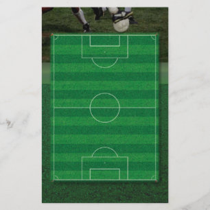 サッカー場文房具 便箋
