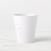 サッカー場 カフェラテマグ (正面)