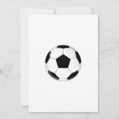 サッカー場/ピッチ選手の名前または文字スポーツ カード (裏面)