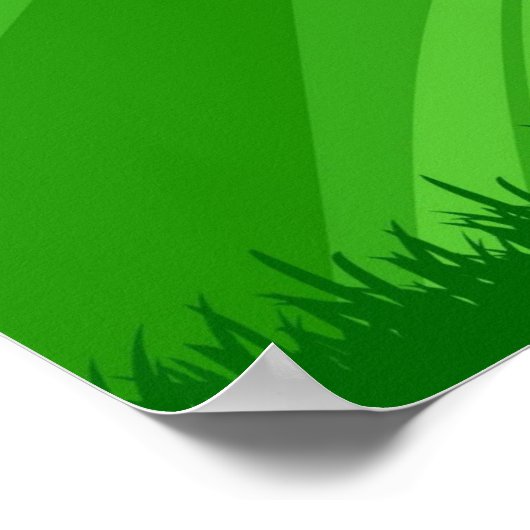 サッカー場 ポスター (角)