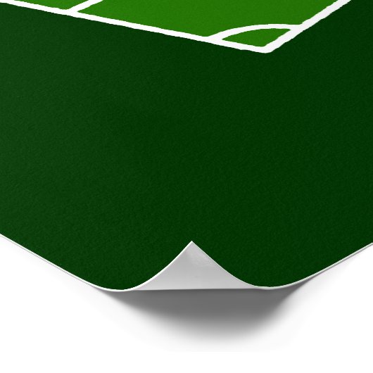 サッカー場 ポスター (角)