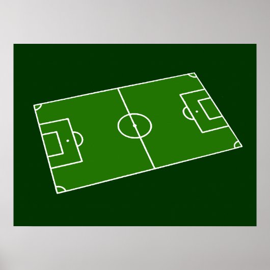 サッカー場 ポスター (正面)