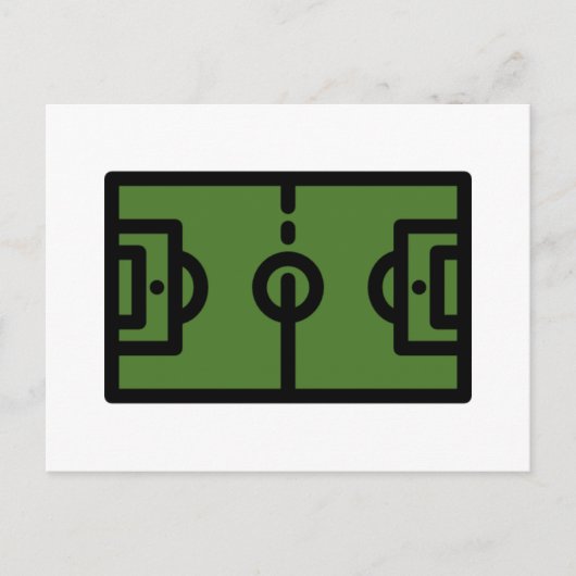 サッカー場 ポストカード (正面)