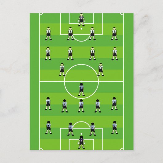 サッカー場 ポストカード (正面)