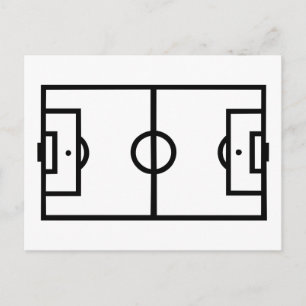 サッカー場 ポストカード