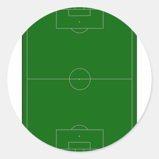 サッカー場 ラウンドシール (正面)