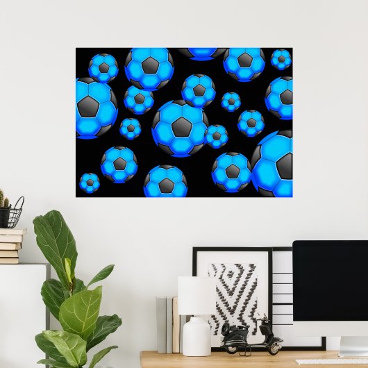 サッカー壁紙 ポスター (ホームオフィス)