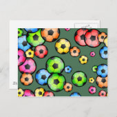 サッカー壁紙 ポストカード (正面/裏面)