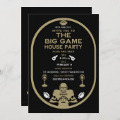 サッカー大ゲームTVウォッチパーティー 招待状 (正面/裏面)