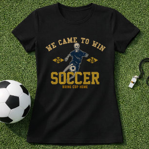 サッカー大会シーズン2026カップ戦ファンのモットー Tシャツ