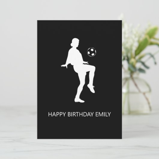 サッカー大好きな女の子の誕生日おめでとう (スタンド正面)