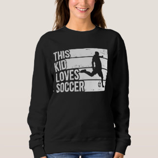 サッカー大好き少年 おもしろTシャツ スウェットシャツ
