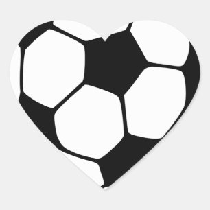 サッカー大好き ハートシール