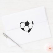 サッカー大好き ハートシール (封筒)