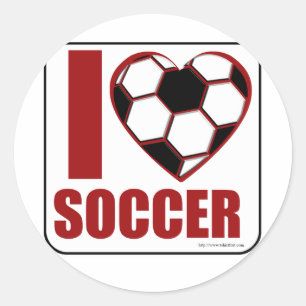 サッカー大好き！ ラウンドシール