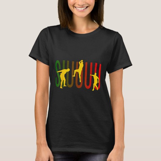 サッカー大好き!面白いシウーTシャツ ファン向け Tシャツ (正面)