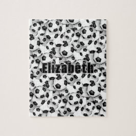 サッカー女の子の名前スポーツギフトおもしろい ジグソーパズル