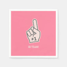 サッカー女の子らしのナプキン