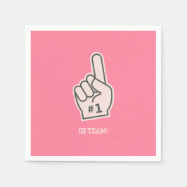 サッカー女の子らしのナプキン スタンダードカクテルナプキン