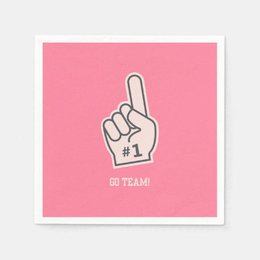 サッカー女の子らしのナプキン スタンダードカクテルナプキン (正面)