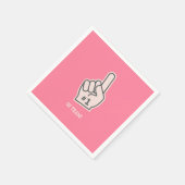 サッカー女の子らしのナプキン スタンダードカクテルナプキン (角)