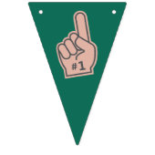 サッカー女の子らしのバナー バンティングフラッグ (第2の旗)