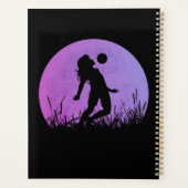 サッカー女子のシルエット プランナー手帳 (裏面)