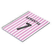 サッカー女子カスタムサッカー選手 ノートブック (左側)