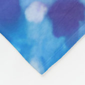 サッカー女子パーソナライズされたタイ – レインボーアクアレ フリースブランケット (角)