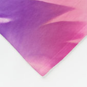 サッカー女子パーソナライズされたネクタイ染めレインボーバースト フリースブランケット (角)