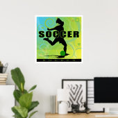 サッカー女子1 ポスター (ホームオフィス)