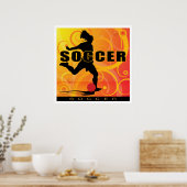 サッカー女子3 ポスター (キッチン)