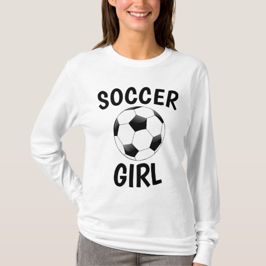 サッカー女子Tシャツ Tシャツ (正面)