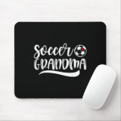 サッカー好きなおばあちゃん サッカーおばあちゃん 母の日 マウスパッド (マウス)