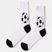 サッカー好きのためのクルーソックス ソックス (左)