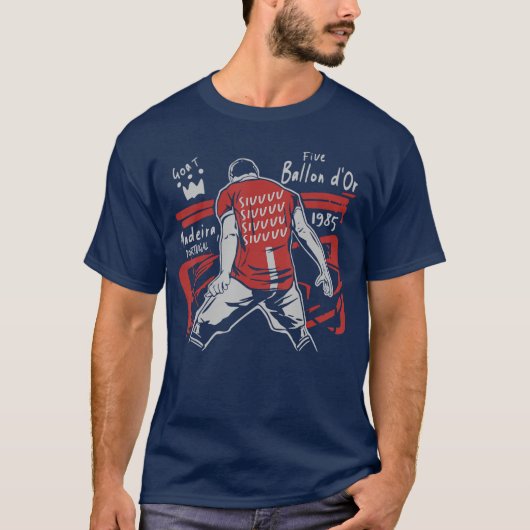 サッカー好きのための面白いプレゼント サッカー ファン Tシャツ (正面)