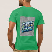 サッカー好きの定番Tシャツ Tシャツ (裏面)