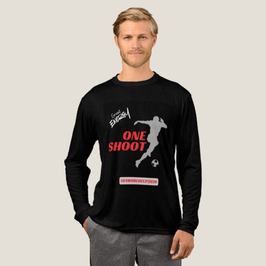 サッカー好き トライブレンドTシャツ (正面全体)