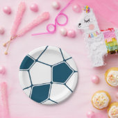 サッカー好き ペーパープレート (パーティー)