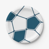 サッカー好き ペーパープレート (正面)