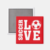 サッカー好き マグネット (正面/裏面)
