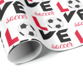 サッカー好き ラッピングペーパー (ロールコーナー)