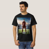 サッカー好きTシャツデザイン Tシャツ (正面フル)