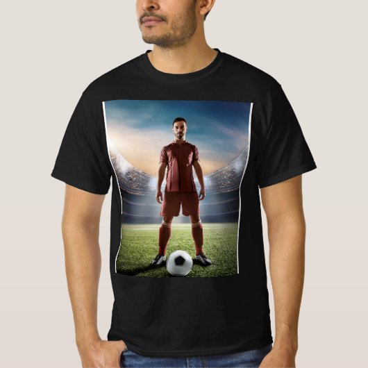サッカー好きTシャツデザイン Tシャツ (正面)