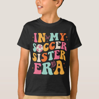 サッカー姉妹時代 グルービーなサッカー姉妹デザイン Tシャツ