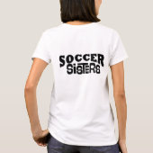 「サッカー姉妹」表裏プリント Tシャツ (裏面)