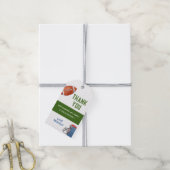 サッカー子供の誕生日サンキューラベル ギフトタグ (より糸付き)